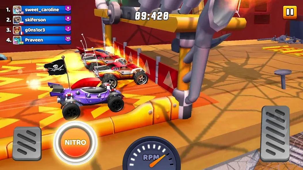 Nitro Jump - Car Racing [MOD: безлимитные деньги и топливо] Screenshot 1