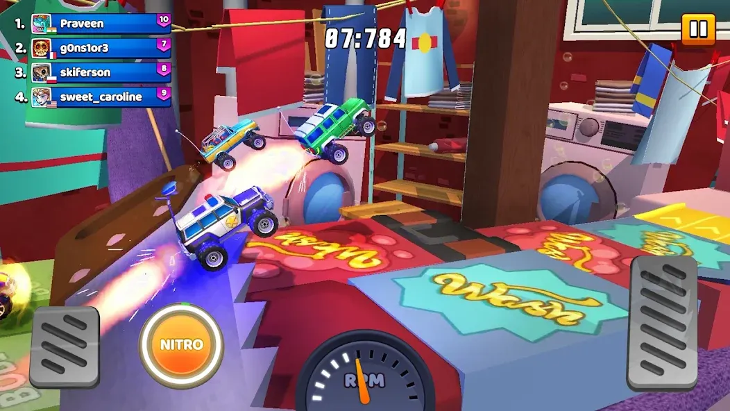 Nitro Jump - Car Racing [MOD: безлимитные деньги и топливо] Screenshot 4