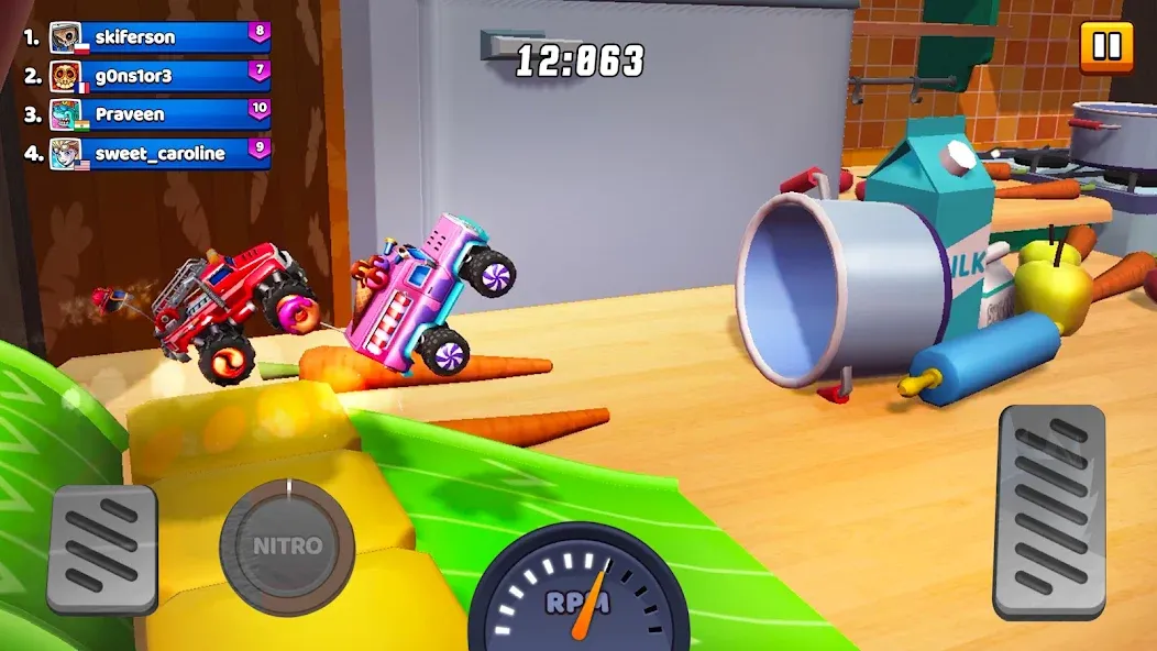 Nitro Jump - Car Racing [MOD: безлимитные деньги и топливо] Screenshot 5
