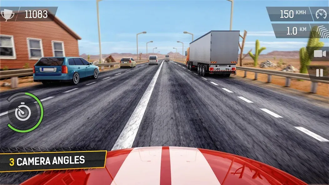 Racing Fever [MOD: безлимитные деньги и топливо] Screenshot 1