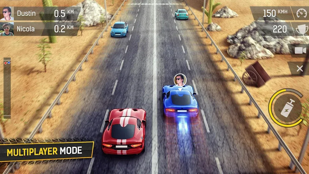 Racing Fever [MOD: безлимитные деньги и топливо] Screenshot 2