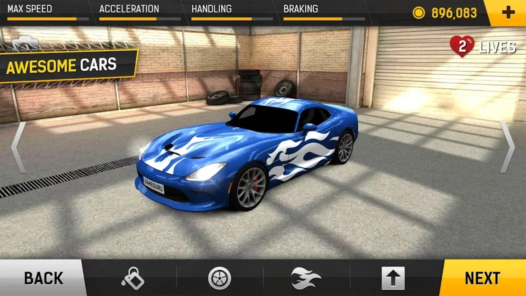 Racing Fever [MOD: безлимитные деньги и топливо] Screenshot 3