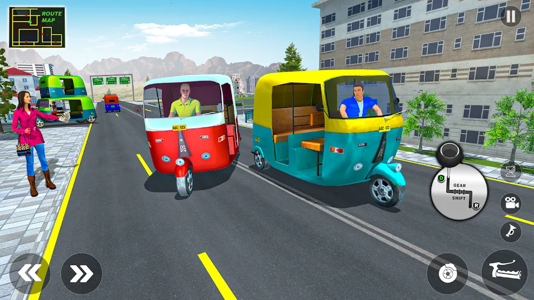 Tuk Tuk Auto Rickshaw Game 3d [MOD: безлимитные деньги и топливо] Screenshot 1