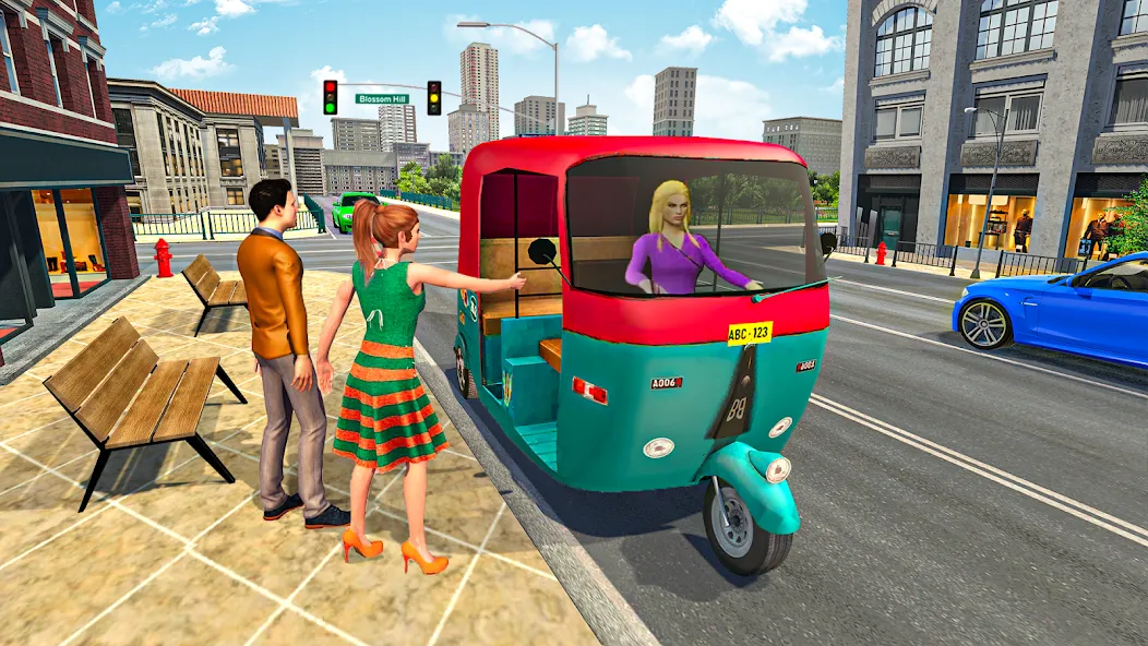 Tuk Tuk Auto Rickshaw Game 3d [MOD: безлимитные деньги и топливо] Screenshot 2