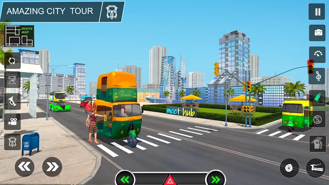 Tuk Tuk Auto Rickshaw Game 3d [MOD: безлимитные деньги и топливо] Screenshot 3