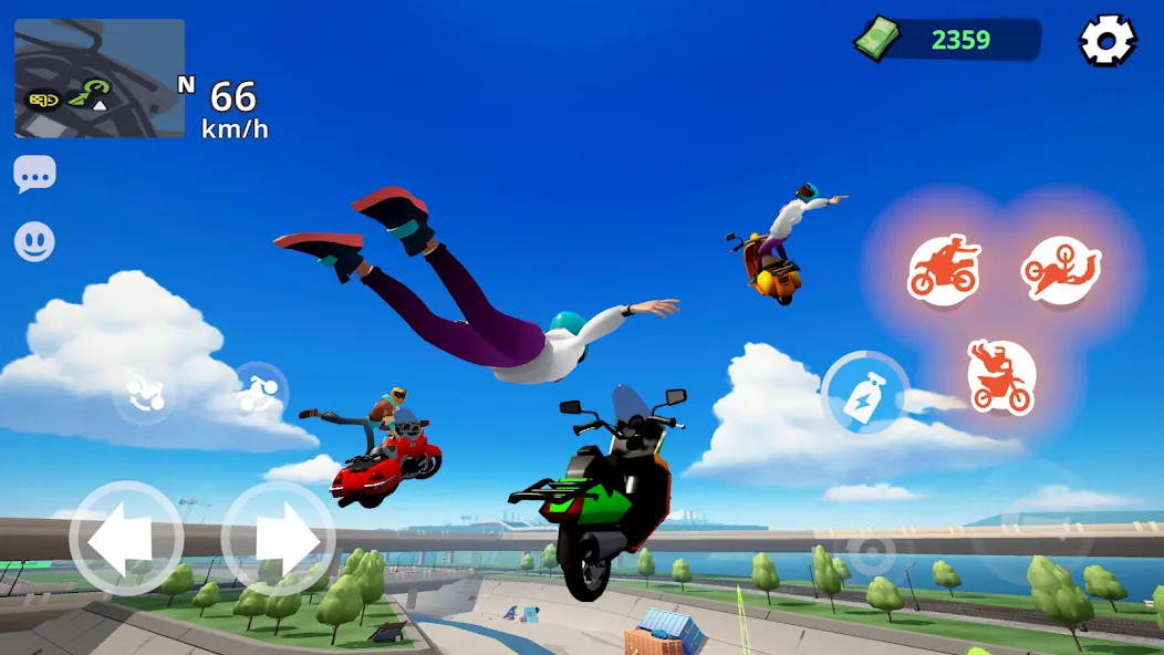 Moto City: Mad Bike Delivery [MOD: безлимитные деньги и все байки открыты] Screenshot 3