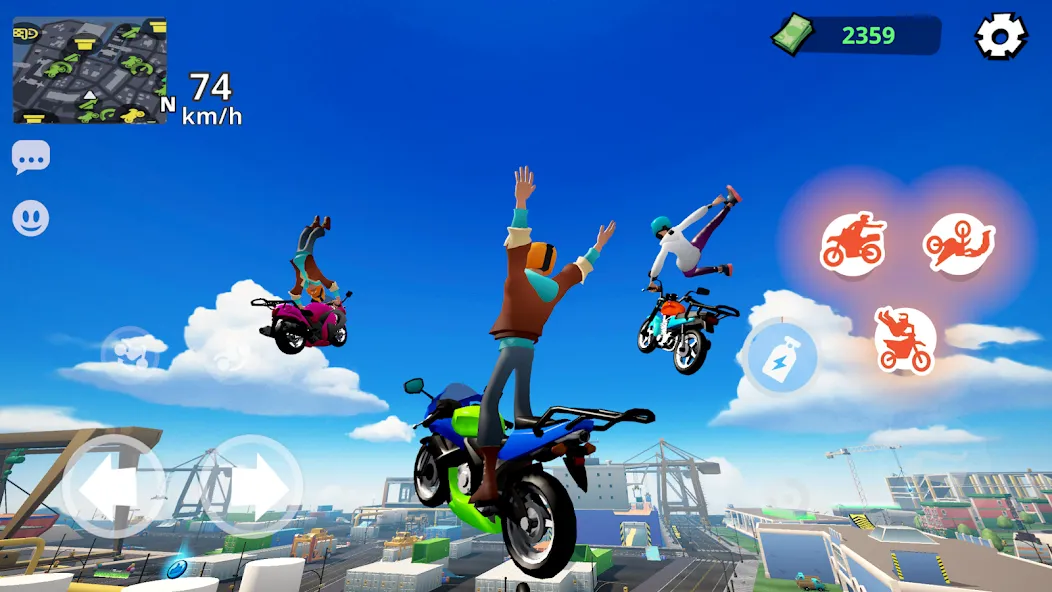 Moto City: Mad Bike Delivery [MOD: безлимитные деньги и все байки открыты] Screenshot 5