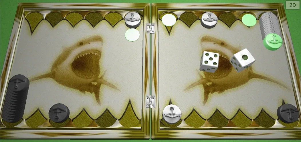 Backgammon 6 1 [MOD: без рекламы и повышенная удача] Screenshot 1