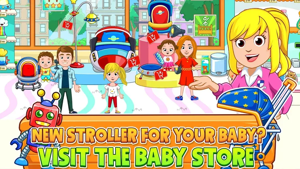 My City : Babysitter [MOD: безлимитные деньги и всё открыто] Screenshot 4