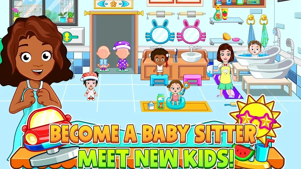 My City : Babysitter [MOD: безлимитные деньги и всё открыто] Screenshot 5