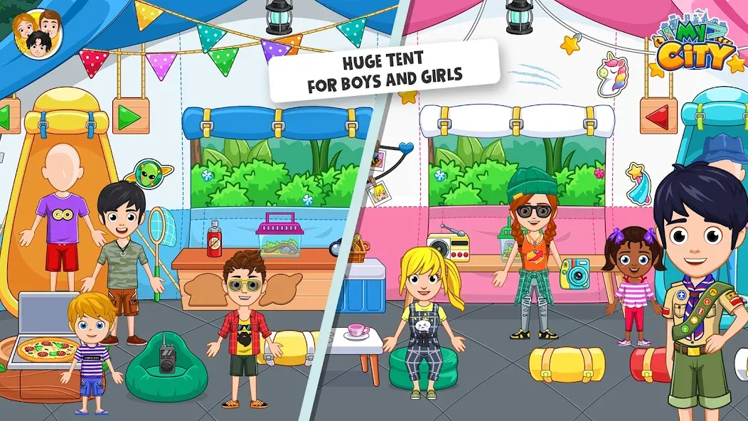 My City : Wildlife Camping [MOD: безлимитные деньги и все локации] Screenshot 3