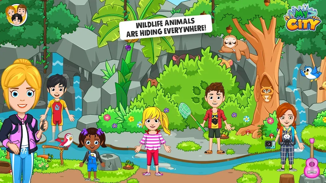 My City : Wildlife Camping [MOD: безлимитные деньги и все локации] Screenshot 5