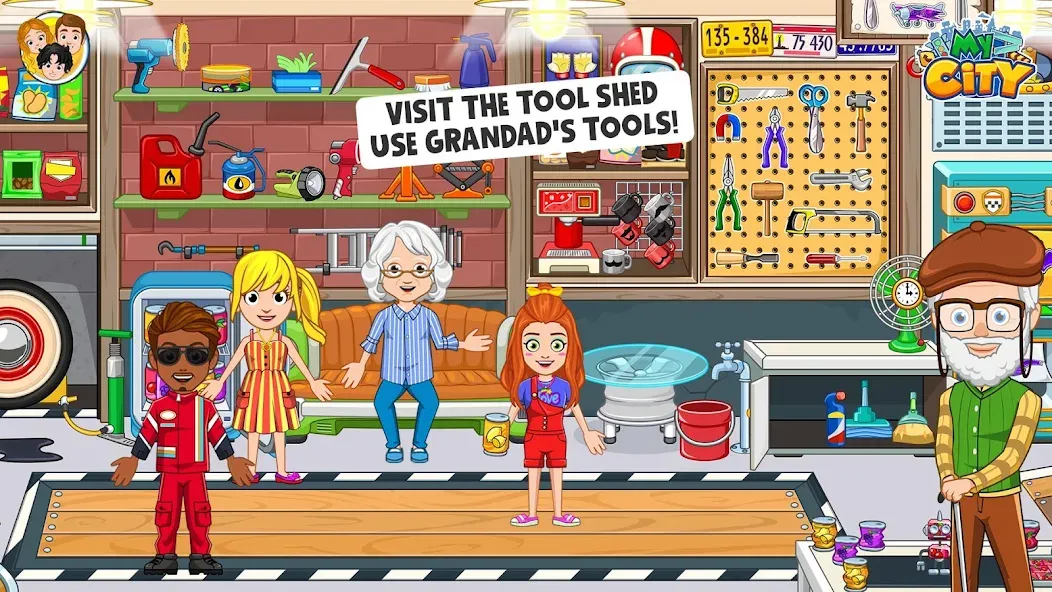 My City : Grandparents Home [MOD: открыты все комнаты и локации] Screenshot 3