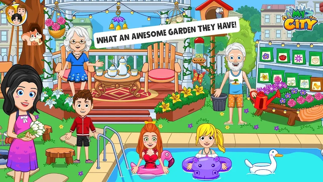 My City : Grandparents Home [MOD: открыты все комнаты и локации] Screenshot 4