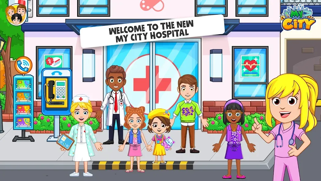 My City : Hospital [MOD: открыты все отделения и безлимитные деньги] Screenshot 1