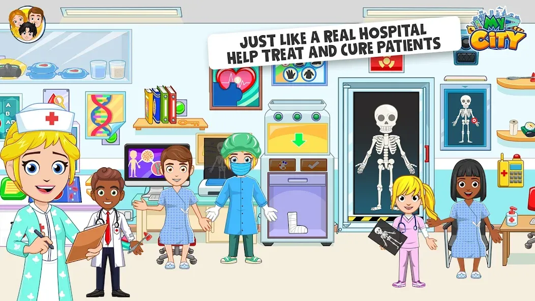 My City : Hospital [MOD: открыты все отделения и безлимитные деньги] Screenshot 2