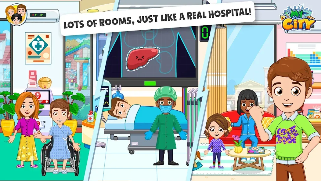 My City : Hospital [MOD: открыты все отделения и безлимитные деньги] Screenshot 5