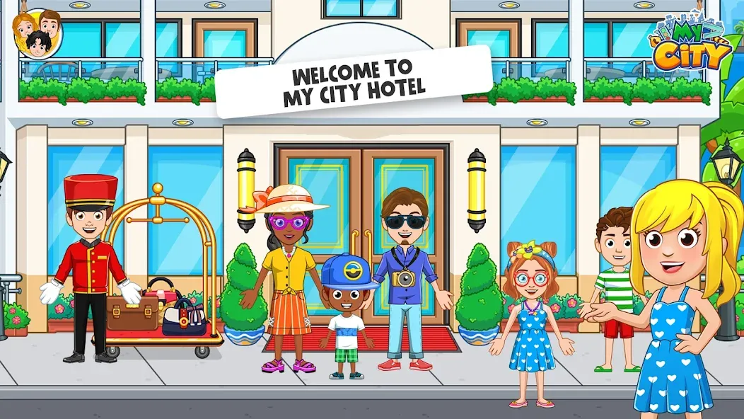 My City : Hotel [MOD: безлимитные деньги и все номера открыты] Screenshot 1