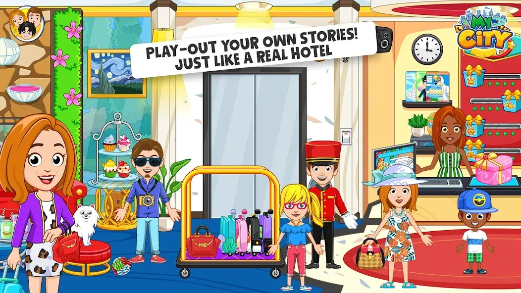 My City : Hotel [MOD: безлимитные деньги и все номера открыты] Screenshot 2