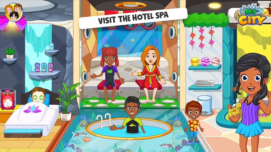 My City : Hotel [MOD: безлимитные деньги и все номера открыты] Screenshot 5