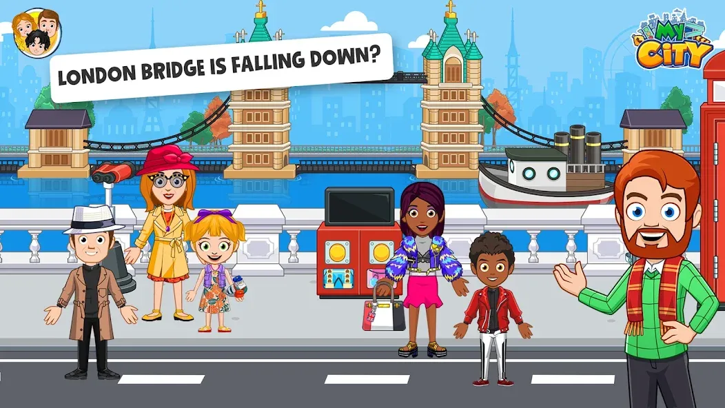 My City : London [MOD: открыты все локации и персонажи] Screenshot 2