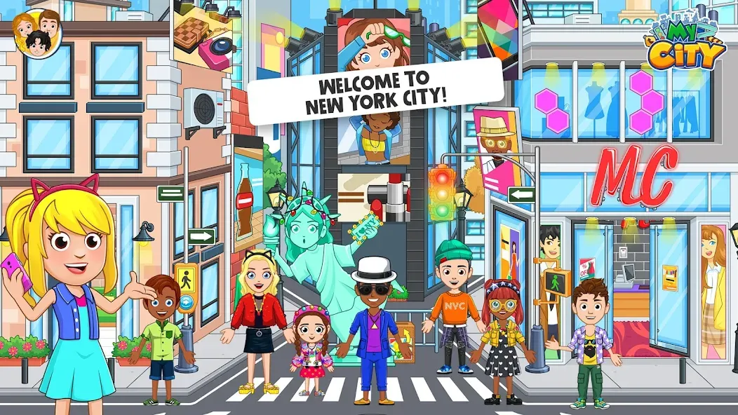 My City: NewYork Trip [MOD: безлимитные деньги и всё открыто] Screenshot 1