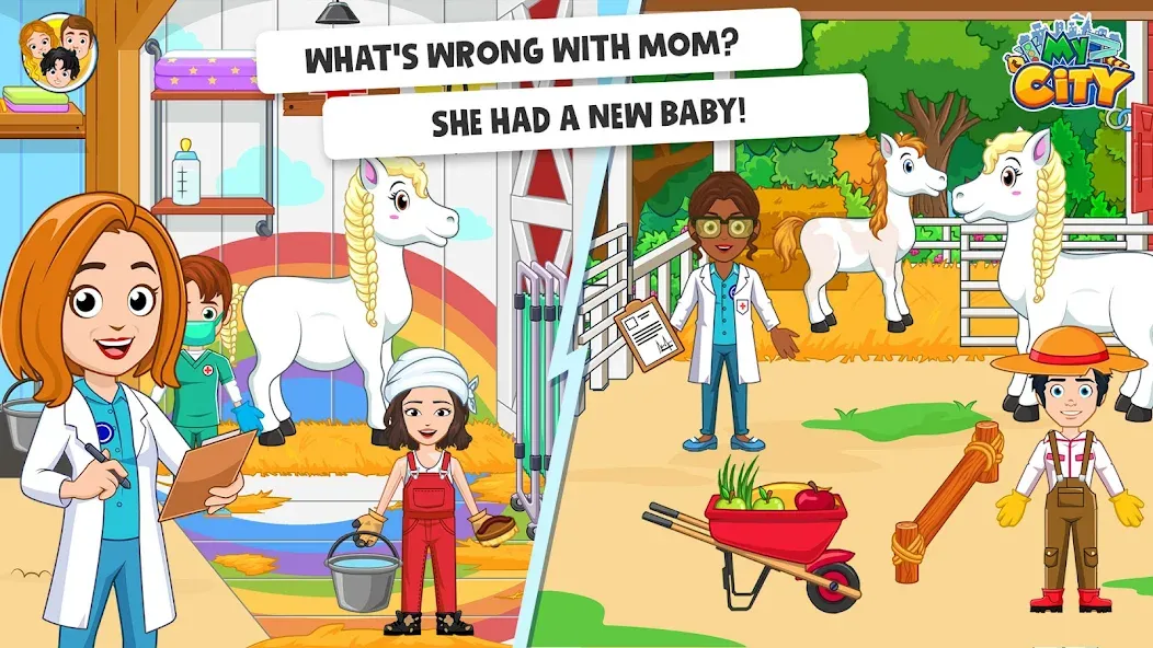 My City: Star Horse Stable [MOD: безлимитные монеты и лошади] Screenshot 3
