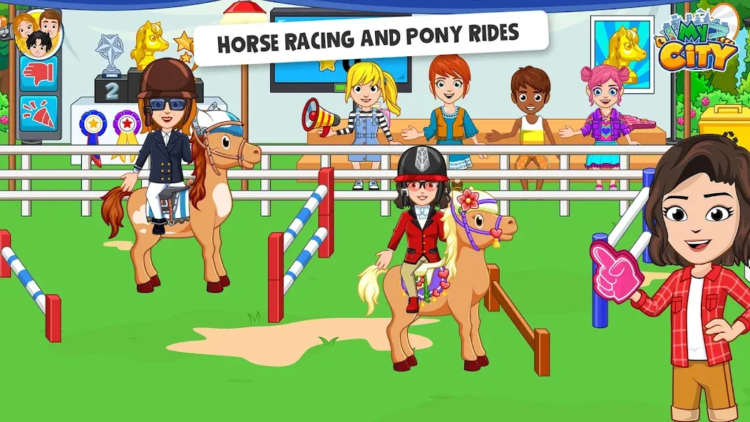 My City: Star Horse Stable [MOD: безлимитные монеты и лошади] Screenshot 4