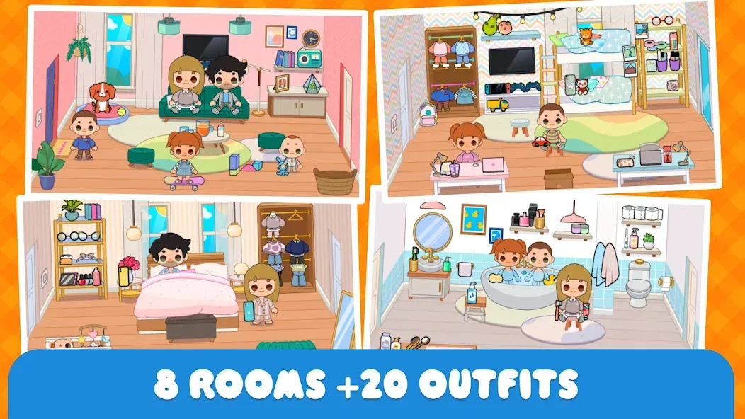Minni Family Home - Play House [MOD: открыты все предметы и локации] Screenshot 1