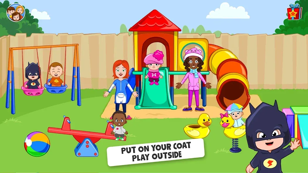 My Town : Daycare Game [MOD: безлимитные деньги и все персонажи открыты] Screenshot 1