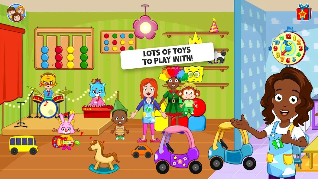 My Town : Daycare Game [MOD: безлимитные деньги и все персонажи открыты] Screenshot 3