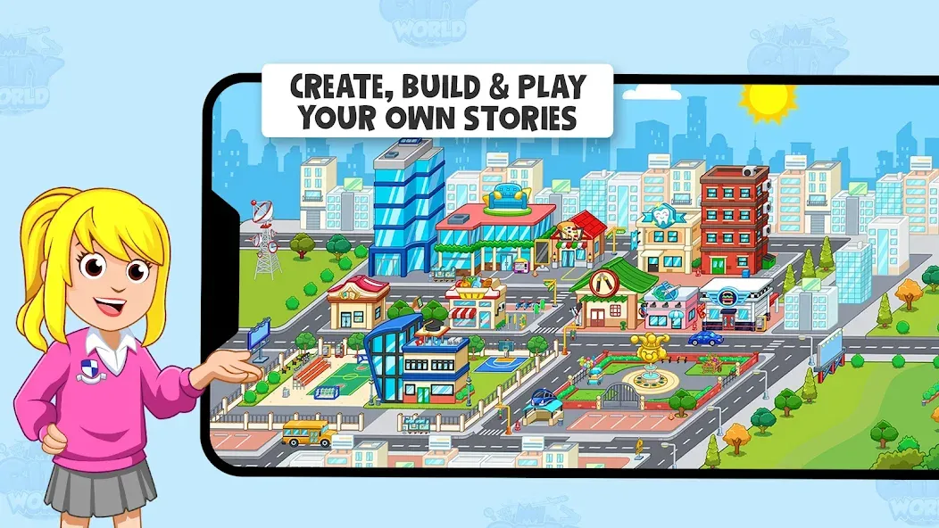 My Town World - Mega Doll City [MOD: открыты все локации и персонажи] Screenshot 3