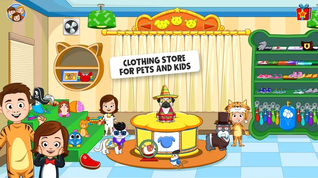 My Town: Pet games &amp; Animals [MOD: безлимитные деньги и все питомцы открыты] Screenshot 2