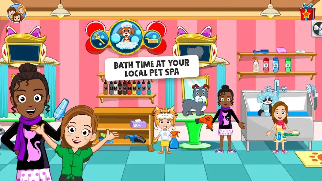 My Town: Pet games &amp; Animals [MOD: безлимитные деньги и все питомцы открыты] Screenshot 5