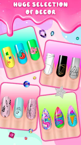 Nail Salon [MOD: безлимитные деньги и все инструменты] Screenshot 2