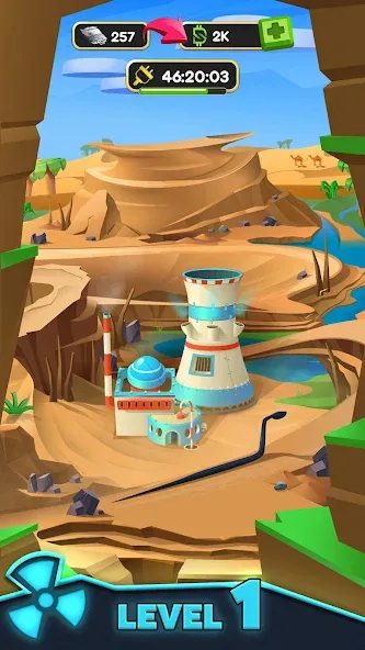 Nuclear Tycoon: idle simulator [MOD: безлимитные деньги и ресурсы] Screenshot 1