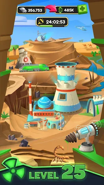 Nuclear Tycoon: idle simulator [MOD: безлимитные деньги и ресурсы] Screenshot 2