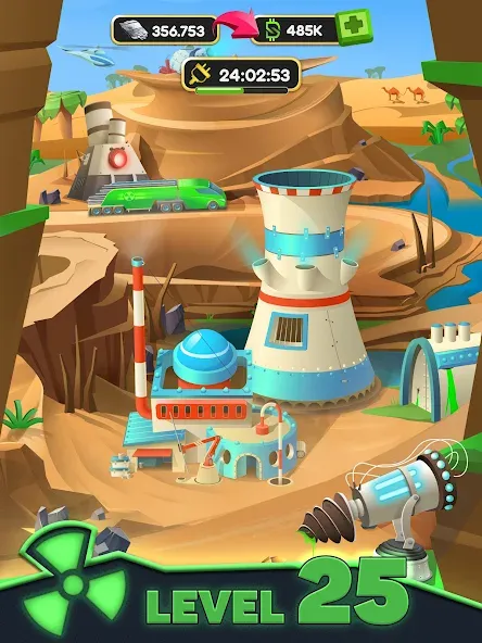Nuclear Tycoon: idle simulator [MOD: безлимитные деньги и ресурсы] Screenshot 5
