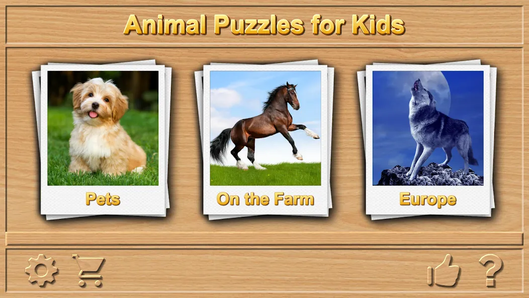 Animal Puzzles for Kids [MOD: открыты все пазлы и уровни] Screenshot 1