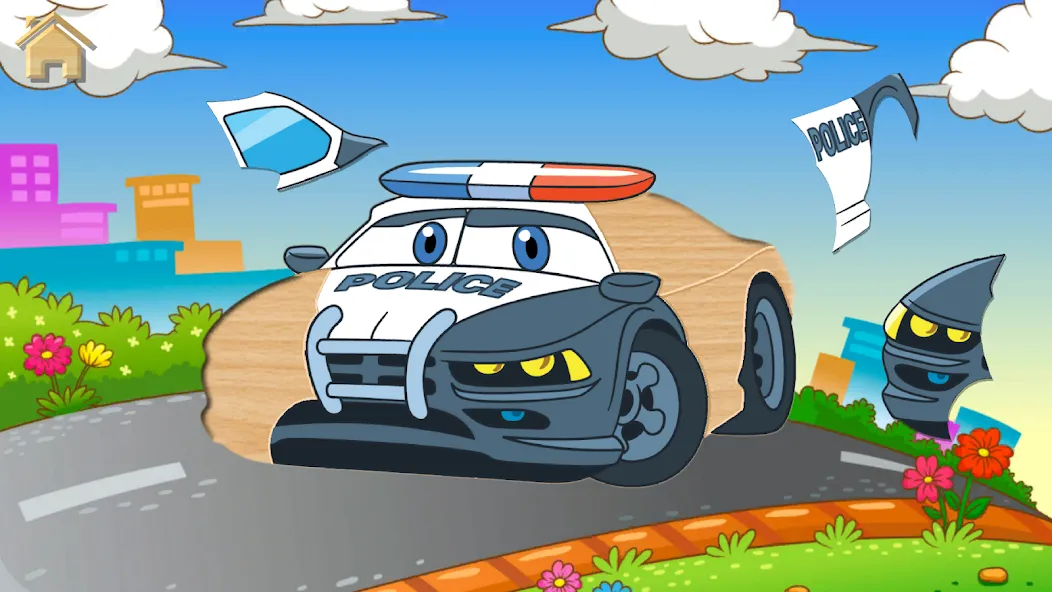 Car Puzzles for Toddlers [MOD: открыты все пазлы и машины] Screenshot 2