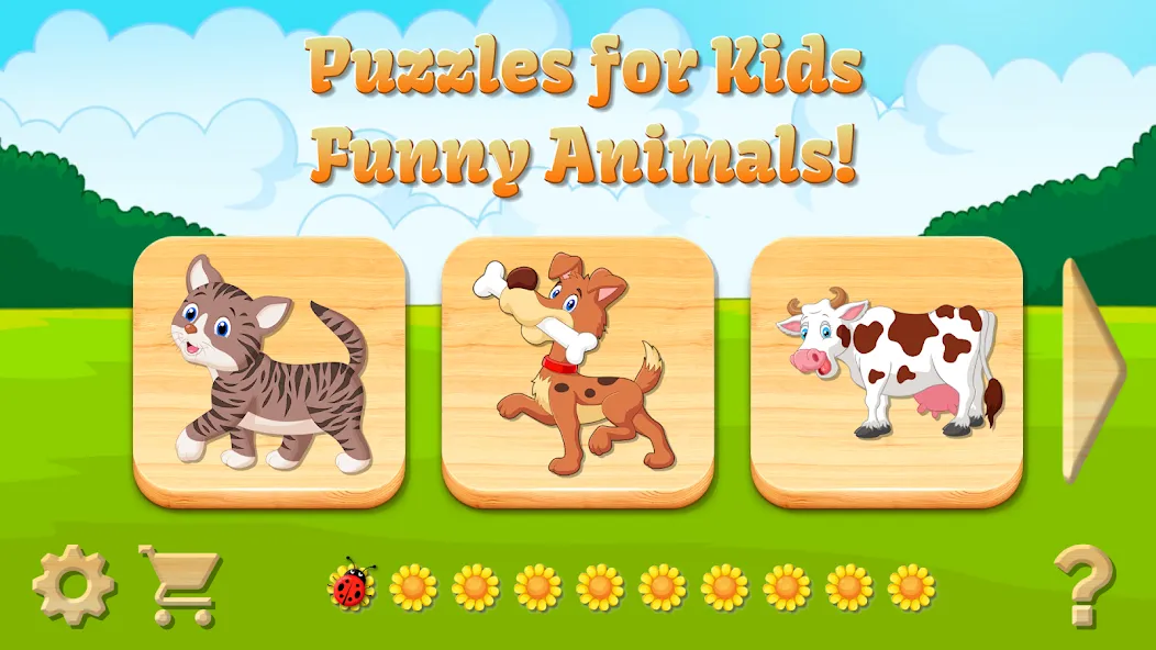 Baby Puzzles for Kids [MOD: все пазлы разблокированы] Screenshot 1