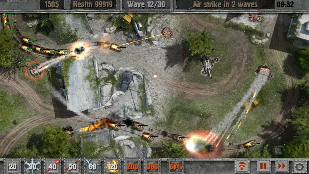 Defense Zone 2 HD Lite [MOD: безлимитные деньги и открыты все уровни] Screenshot 1