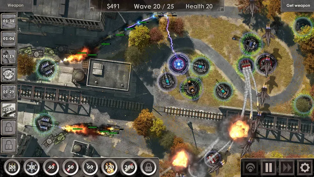 Defense Zone 3 HD [MOD: безлимитные деньги и улучшения] Screenshot 2