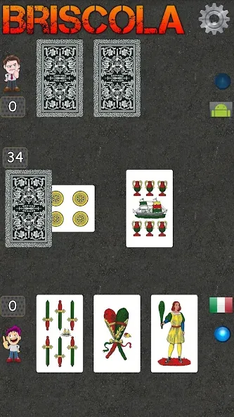 Briscola [MOD: безлимитные монеты и подсказки] Screenshot 5
