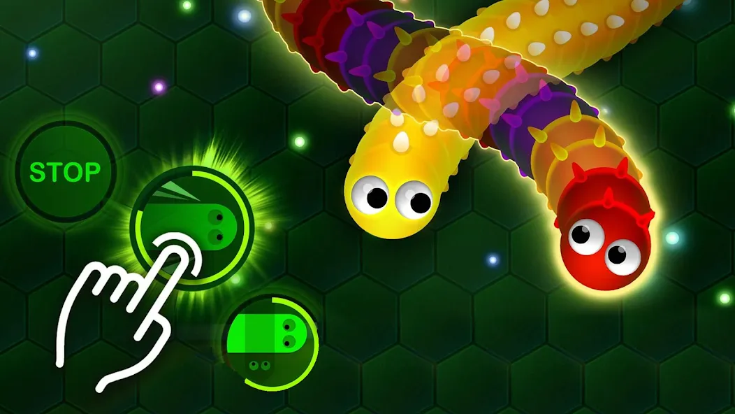 Wormax.io [MOD: бессмертие и быстрый рост] Screenshot 5