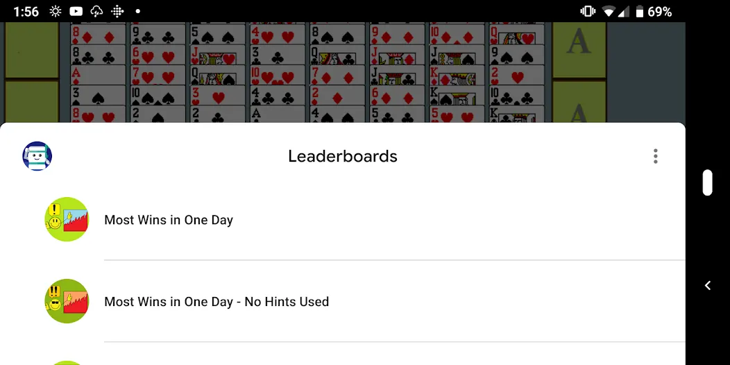 FreeCell with Leaderboards [MOD: открыты все уровни и функции] Screenshot 3