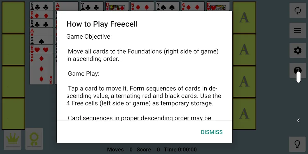 FreeCell with Leaderboards [MOD: открыты все уровни и функции] Screenshot 5