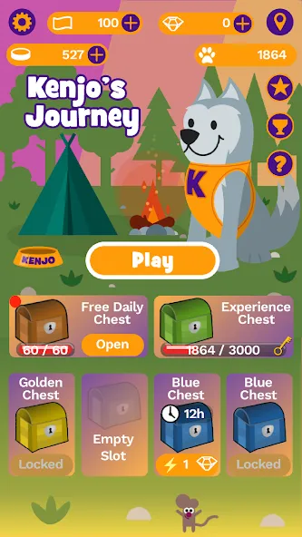 Kenjo's Journey Coin Pusher [MOD: безлимитные монеты и джекпоты] Screenshot 2