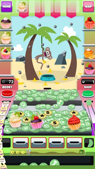 Kenjo's Journey Coin Pusher [MOD: безлимитные монеты и джекпоты] Screenshot 3
