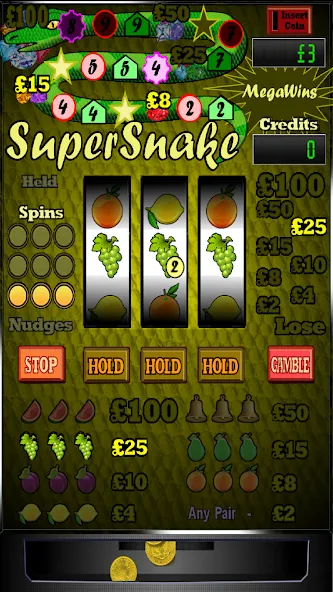 Super Snake Slot Machine [MOD: безлимитные монеты и бонусы] Screenshot 2